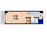 アネックスキューズ 1Rの間取り