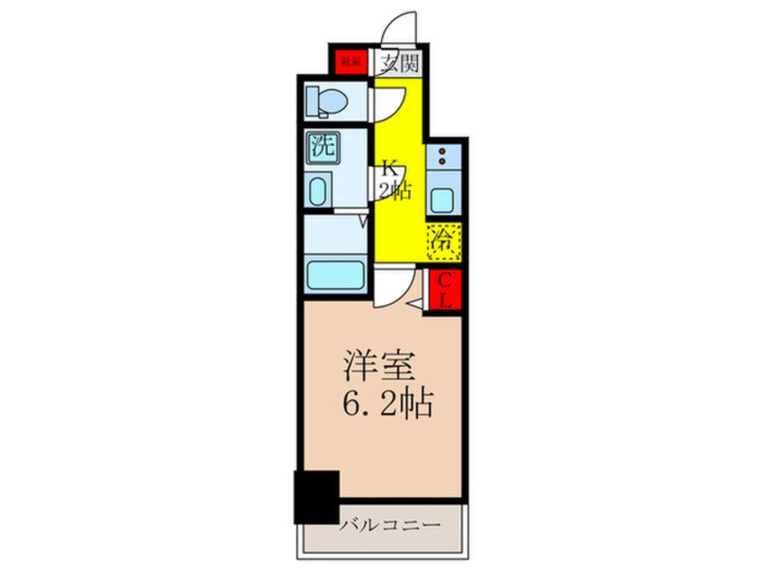 間取図 S-RESIDENCE小阪azure