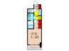 S-RESIDENCE小阪azure 1Kの間取り
