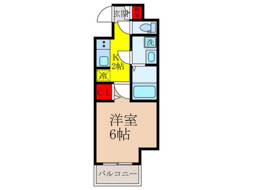 間取図 S-RESIDENCE小阪azure