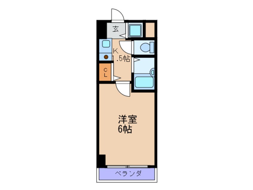 間取図 ラナップスクエア新福島(204)