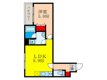 間取図 ガレリア大阪空港