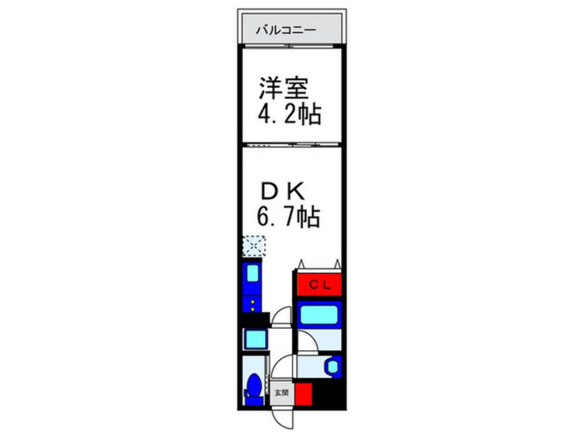 間取図 ガレリア大阪空港