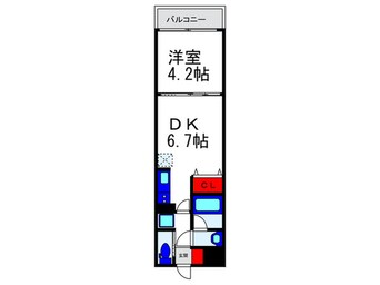 間取図 ガレリア大阪空港