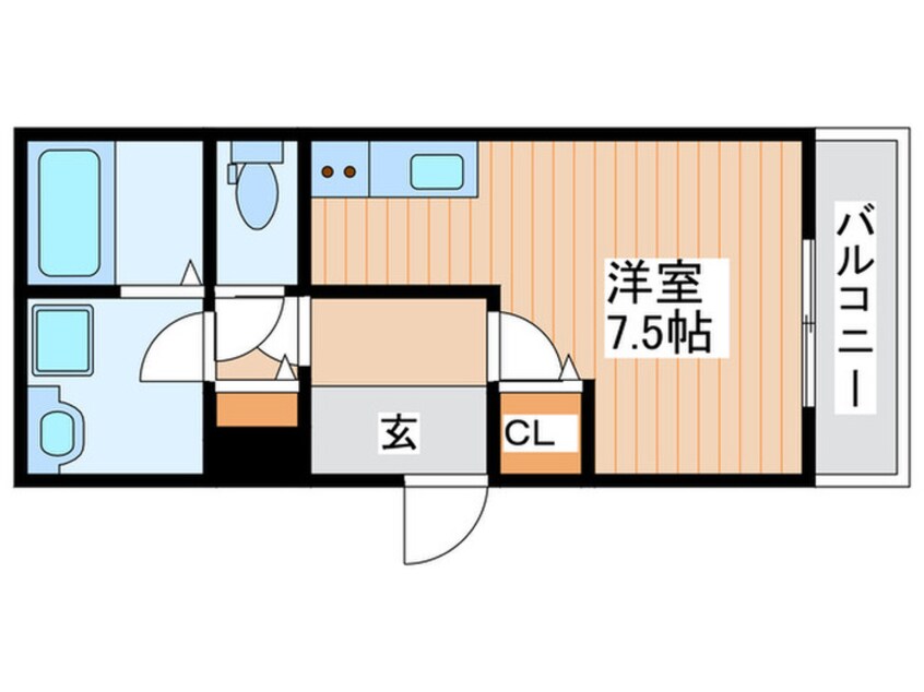 間取図 リバーヴィレッジ清水
