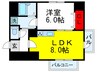 ｱ-ﾊﾞﾝﾚｯｸｽ緑地公園 1LDKの間取り