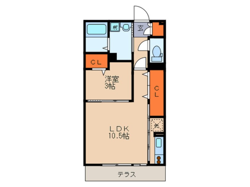 間取図 ファミ－ル御池