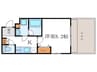 ヴィラ吉田 1Kの間取り