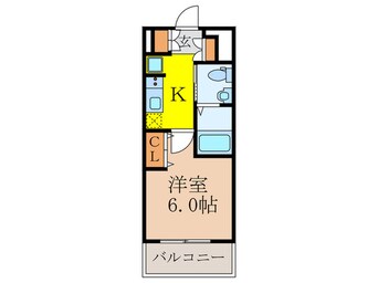 間取図 ｴｽﾃﾑｺｰﾄ新大阪Ⅷﾚｳﾞｫﾘｽ(505)