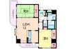 ロマンツェ東灘 2LDKの間取り