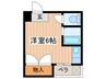 ニュ－ハイツ桜Ⅱ 1Rの間取り