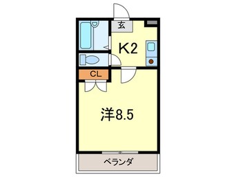 間取図 カサカルロサⅡ