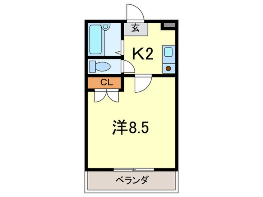 間取図 カサカルロサⅡ