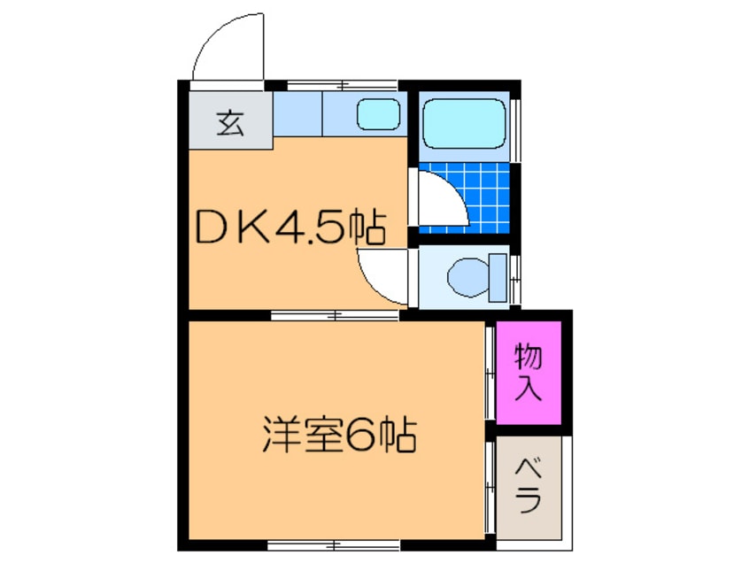 間取図 .アビリティ住吉