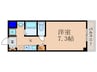 レジデンス寿 1Kの間取り