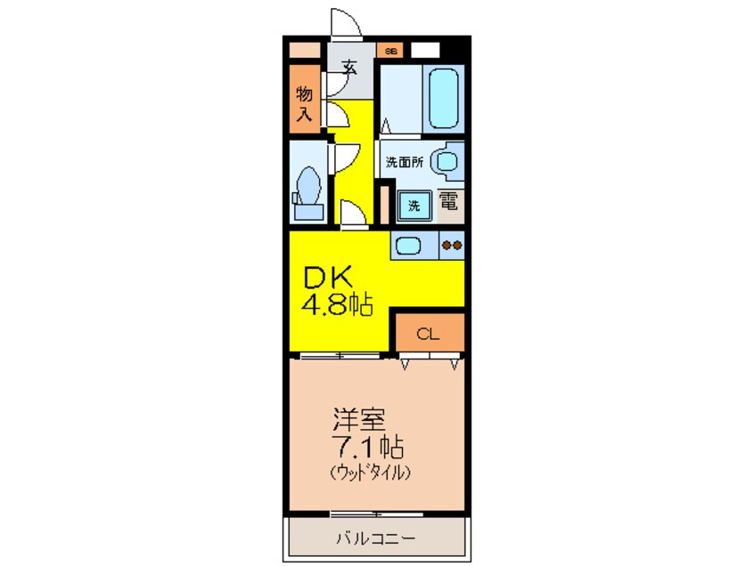 間取図 ハイムラポ－ルＰａｒｔⅦ