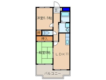 間取図 ラポート池の川