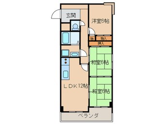 間取図 ラポート池の川