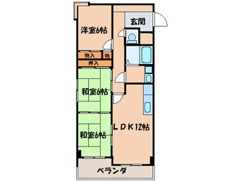 間取図 ラポート池の川