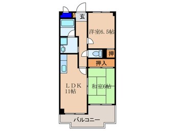 間取図 ラポート池の川