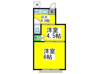 間取図 長谷川ハイツ