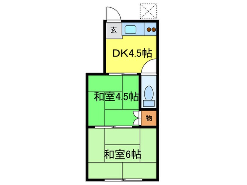 間取図 長谷川ハイツ