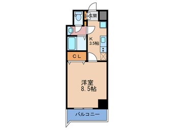 間取図 エルミタージュ・梅田北