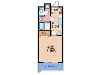 間取図 エルミタージュ・梅田北