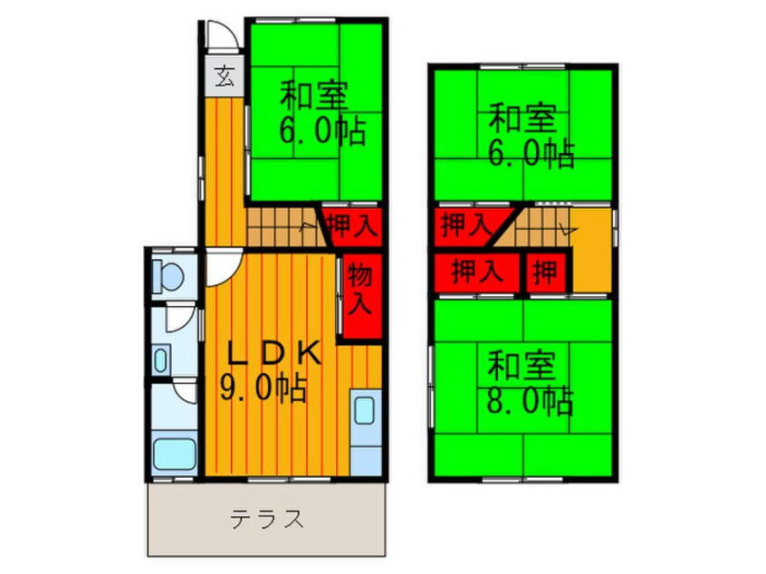 間取図 ＳＫハイツ３号