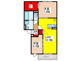 間取図 仮)柏原市古町PJ　B