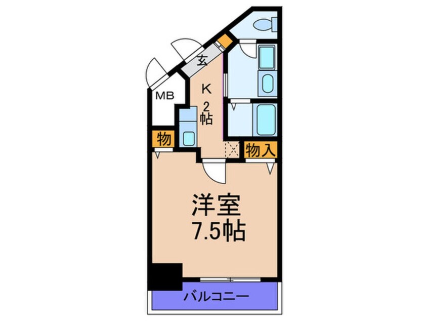 間取図 ユニバ－サル海老江