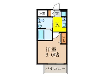 間取図 ｴｽﾃﾑｺｰﾄ新大阪Ⅷﾚｳﾞｫﾘｽ(601)