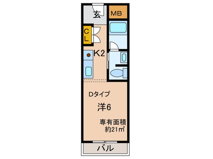 間取り図 天美ハイツ