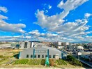 室内からの展望 天美ハイツ
