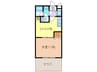 フジパレス式内町Ⅱ番館 1DKの間取り