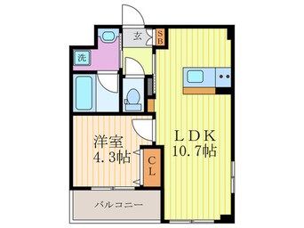 間取図 カスタリア壬生