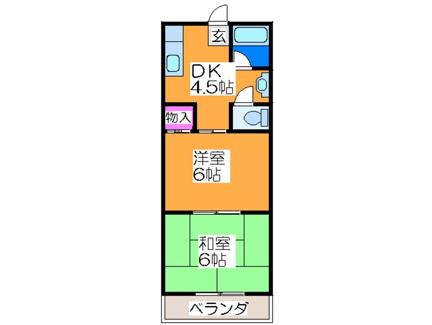 間取図 第1エクセルハイム