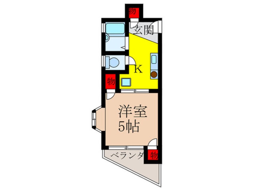 間取図 エレガンス高木３号館