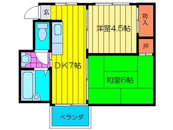 間取図 ルミ－ナ新森