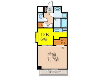 間取図 アクアスイ－ト新大阪