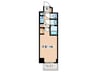 S-RESIDENCE難波Briller 1Kの間取り