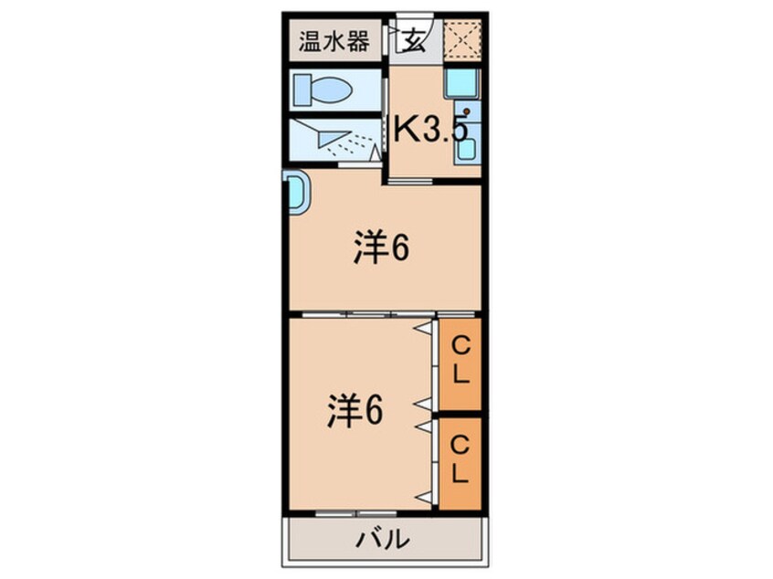 間取図 芦屋打出アーバンライフ(303)