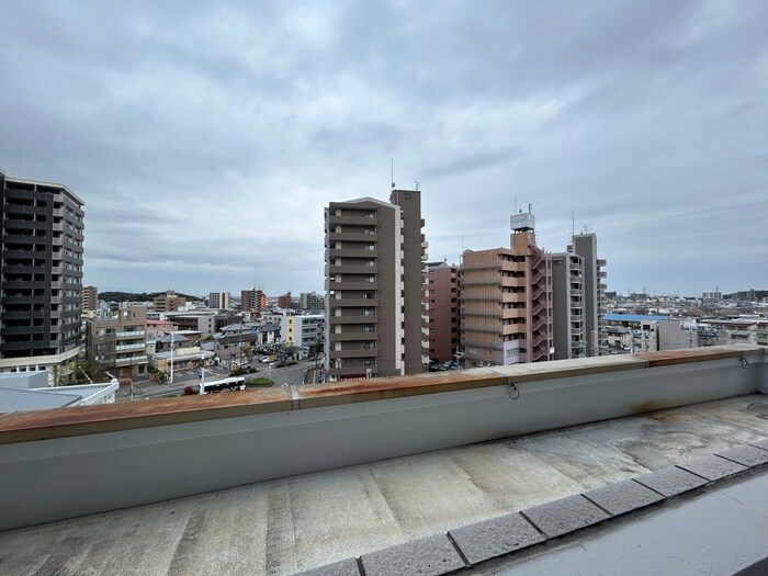 室内からの展望 クリスタルなかもず