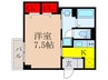 仮)コンテ石橋 1Kの間取り