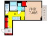 仮)コンテ石橋 1Kの間取り
