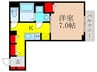 仮)コンテ石橋 1Kの間取り