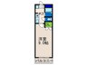 メゾン近松 1Kの間取り