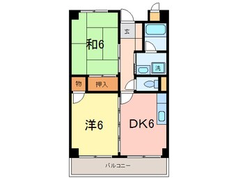 間取図 住吉川ガ－デンハイツ