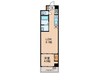 間取図 スワンズ京都東寺ガーデン(505)