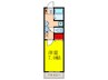 ヴィラ－ジュ吉田 1Kの間取り